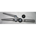 Attrezzo per Montaggio Bordo Scudo in alluminio VESPA 50 90 125 150 160 180 200 N L R SPECIAL SS ET3 PRIMAVERA VB1 VBB VBA VNB VNA SUPER SPRORT SPRINT GT GTR GL GS TS RALLY PX PE tutte tipo buono schiacciabordo schiaccia bordatrice r.o. 003590-Y