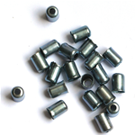 10 verzinkte Mantelenden für Spiralinnendurchmesser mm. 6 Außen mm 7 für VESPA