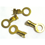 10 pcs Faston cable lug with eyelet  internal 8 mm for VESPA APE LAMBRETTA CIAO SI BRAVO BOXER battery contact socket for connector plug switches electrical systems