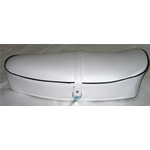 Weißer Sattel, schwarzer Rand für VESPA TS SPRINT SUPER 125 150 180