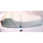 Sillín blanco con joroba super racing para VESPA PX PE 125 150 200
