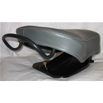 Kurzer vorderer Dreieckssattel grau für VESPA 50 125 NLR SPECIAL PRIMAVERA ET3