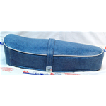 Blue Jeans Sattel für VESPA 50 125 RLN PRIMAVERA ohne Schloss