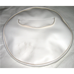 Tapacubos blanco de 10" con borde blanco para VESPA LAMBRETTA 50 125 150 160 180