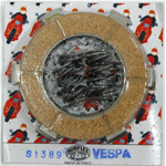 Clutch discs complete with springs SURFLEX for VESPA 125 150 PX PE Arcobaleno from 1980 to 1998