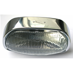 Kompletter SIEM Scheinwerfer für VESPA 125 GT 150 GL 150 SPRINT 180 SS ro 070459 151198 komplett mit Rahmen und Lampenhalter