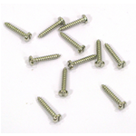 4 self-tapping horn fixing slotted screws for VESPA