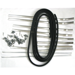 Juego completo de tiras de suelo para VESPA 150 GS VS1 de 1955 a 1956, producto italiano de excelente calidad.