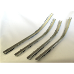 Juego de tiras de estribo de aluminio para LAMBRETTA LI 3ª serie