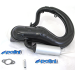 MUFFLER 200.2051/S POLINI new for VESPA 125 PK ETS XL