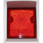 Corpo luminoso plastica rosso rossa stop fanale posteriore per PK 50 S Automatica