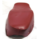 FUNDA DE ASIENTO DOS PLAZAS toda Roja para LAMBRETTA LI