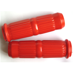 PUÑOS ROJOS para LAMBRETTA serie LI 3 diámetro 24 mm.