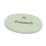 Tampone gommino battuta cofano destro per VESPA 125 150 VN VM VL VB1 faro basso chiusura scocca lato motore r.o. 018946