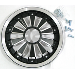 Calotta cerchio Copri Tamburo Freno Modello CERES Nero per VESPA 50 125 150 200