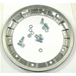 Calotta cerchio Copri Tamburo mezzo cerchio Freno Modello RUSH Cromato per VESPA 50 125 150 200 HP PK PX PE SPRINT