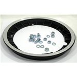 Calotta cerchio Copri Tamburo Freno Modello RUSH Nero per VESPA 50 125 150 200