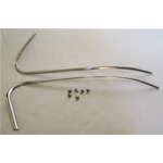 Set fregi in alluminio per parafango e cofani VESPA 125 VNB3T VNB4T VNB5T 150 VBB1T 71001> VBB2T r.o. 610097M