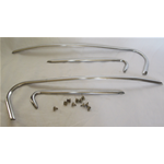 kit Fregi listelli parafango scocche cofani sacche cofano in Alluminio per VESPA 160 GS VSB1T r.o. 093338