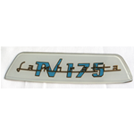 Placa trasera "TV 175 LAMBRETTA" para LAMBRETTA 175