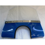 Paravento cupolino azzurro per VESPA 50 90 125 N L R ET3 PRIMAVERA SS  completo di staffe