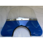 Paravento cupolino azzurro per VESPA 125 150 180 200 PX PE SPRINT VELOCE RALLY TS completo di staffe