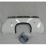 Paravento cupolino bianco per VESPA 50 SPECIAL  + staffe 