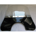 Paravento cupolino nero per VESPA 125 150 180 200 PX PE SPRINT VELOCE RALLY TS  completo di staffe