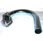 Silencieux de collecteur d'échappement zingué pour LAMBRETTA série 3