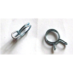 Pair of CLAMPS for pipe clamping FUEL OIL MIXTURE diameter mm. 9 for VESPA