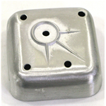 Rectifier Cover mm. 65X65X27 for VESPA in Aluminum