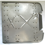 Fondo Pedana Grezza per VESPA VNA1T 1958 - VBA1T 1959 al 1960 - VNB1T 1960 al 1961 - VBB1T 1960 al 1961 - VNB3T 1962   con taglio passafilo