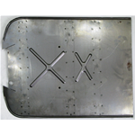 Fondo Pedana anni 70 con 2 Traverse per VESPA 125 150 180 200 GTR TS SPRINT VELOCE RALLY   tipo pesante lunga 70 cm. 