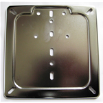 Chrome Plate Holder Bottom EUROPEAN Number Plates for VESPA Motorcycle with European Number Plate