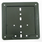 Black License Plate Holder Base for vintage VESPA 125 150 200 170 X170 mm.