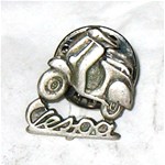 Broche en miniatura "VESPA" de aleación metálica