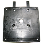 Support de plaque d'immatriculation noir surélevé pour VESPA et motos vintage 125 150 200