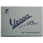 MANUAL DE USO Y MANTENIMIENTO ORIGINAL PIAGGIO para VESPA 125 de 1951 a 1952