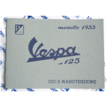 MANUAL DE USO Y MANTENIMIENTO ORIGINAL PIAGGIO para VESPA 125 año 1955