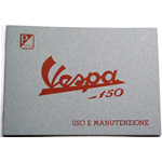 MANUAL DE USO Y MANTENIMIENTO ORIGINAL PIAGGIO para VESPA 150 año 1955