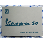 MANUAL DE USO Y MANTENIMIENTO ORIGINAL PIAGGIO para VESPA 50 cc. V5A1T de 1963 a 1971
