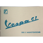 MANUAL DE USO Y MANTENIMIENTO ORIGINAL PIAGGIO para VESPA GL 150 VLA1T de 1962 a 1965