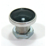 LUCE spia verde con bordo in allumino per manubrio VESPA 