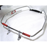 Perímetro de protección de carrocería cromado - Rojo - para VESPA 125 150 160 180 200 SUPER GT SPRINT SS RALLY