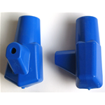 Patas de apoyo azules para LAMBRETTA LI 1 2 3ª serie