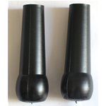 Patas de soporte negras para LAMBRETTA LUI diámetro mm. 12