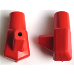 Patas de apoyo rojas para LAMBRETTA LI 1.ª, 2.ª y 3.ª serie