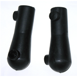 Scarpette cavalletto per VESPA 125 150 160 180 200 VNB VBB GL GT GTR SUPER SPORT SPRINT SPRINT VELOCE GS 160 RALLY nere diametro foro interno Ø 18 mm r.o. 054146 054147