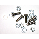 Pack of fixing screws for license plate holder for VESPA