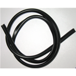 Profilé en caoutchouc noir pour plaque d'immatriculation adapté à toutes les VESPA - longueur cm. 75